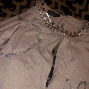 Bebe Silver/gray dress